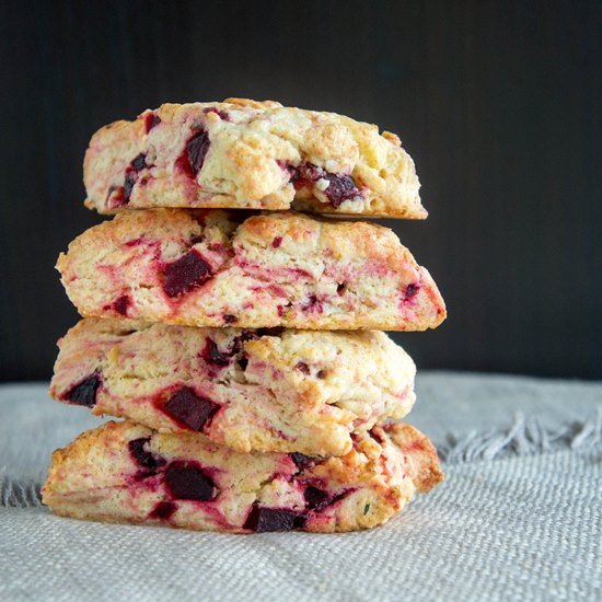 Roasted Beet Scones