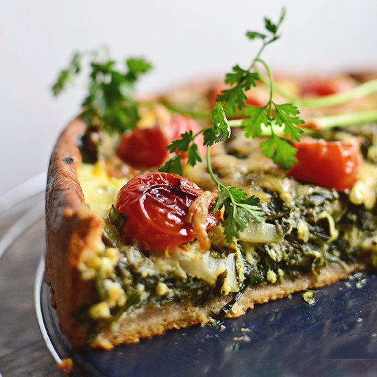 Spring Herbs Quiche