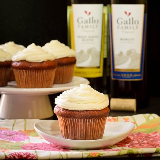 Merlot Cherry Cupcakes