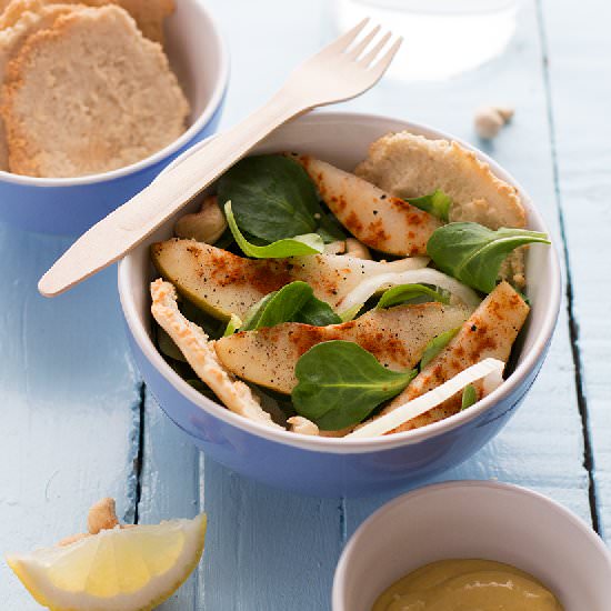 Lamb’s Lettuce Salad with Pears