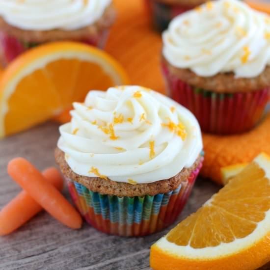 Coconut Carrot Cake Cupcakes