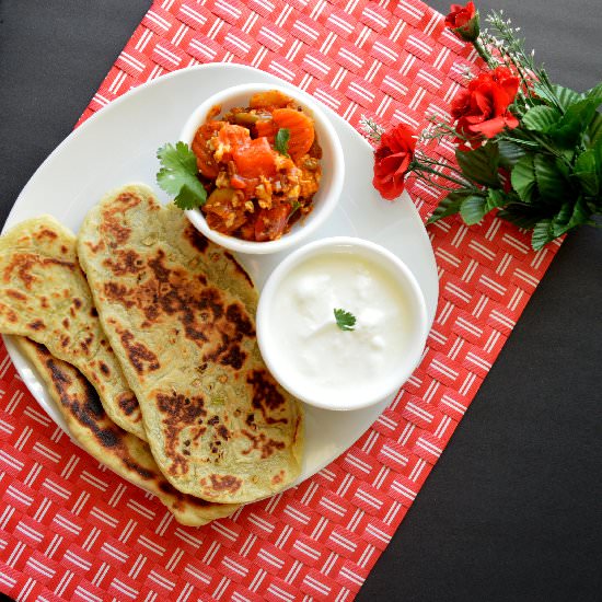 Vegan Avocado Naan