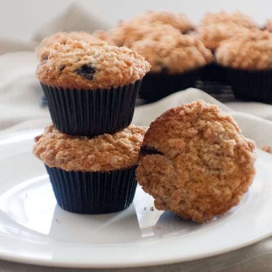 Blueberry Crumb Muffins