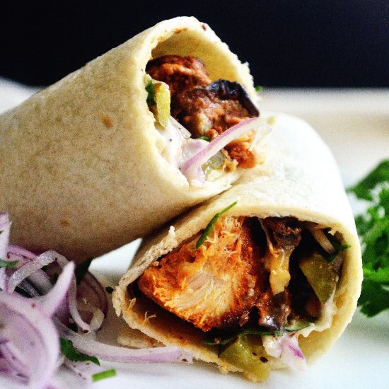 Shish Taouk Wraps