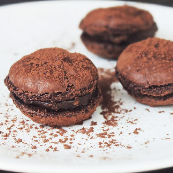 Chocolate Macarons