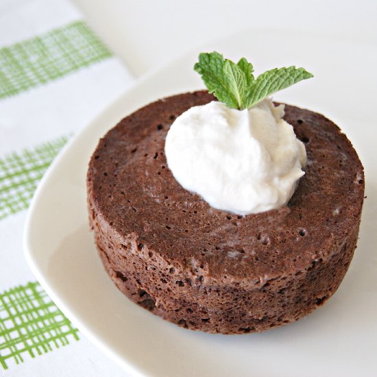 Mint Chocolate Mug Cake