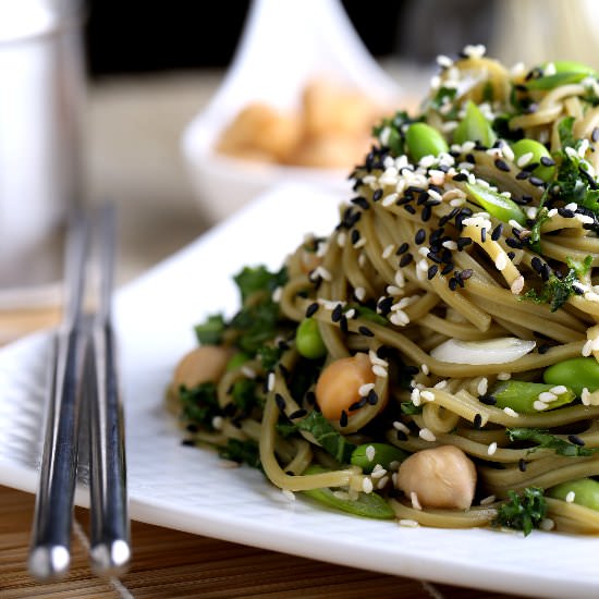 Green Tea Noodle Salad