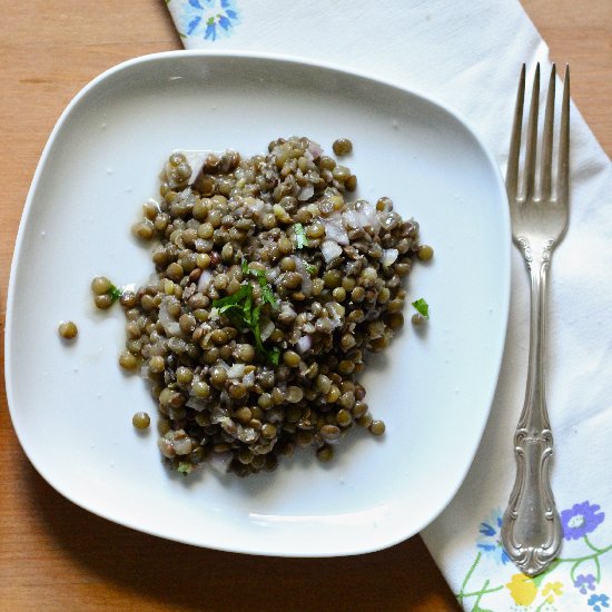 lentil Salad w/ Citrus Vinaigrette