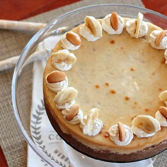 Bourbon Banana Pudding Cheesecake