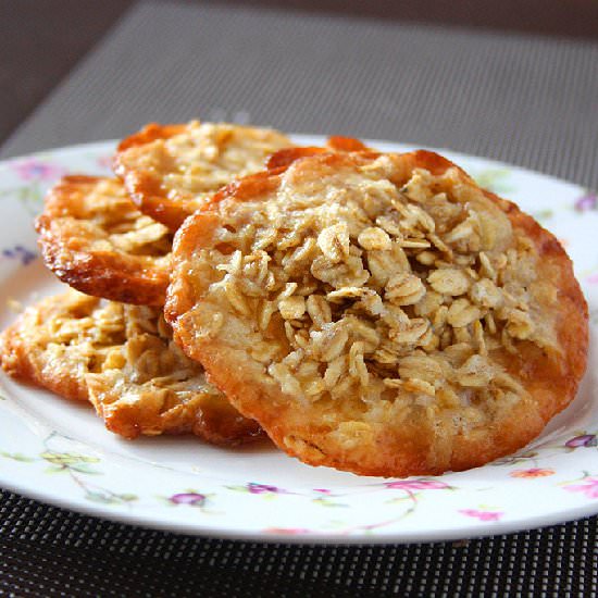 Flourless oatmeal cookies