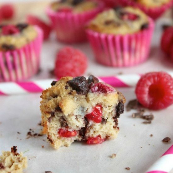 Coconut Raspberry Muffins