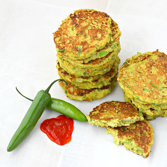 Savory Cauliflower-Broccoli Pancake