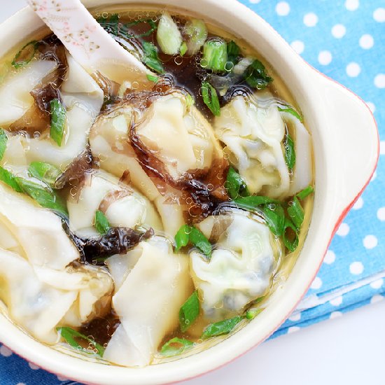 Vegetarian Wonton Soup