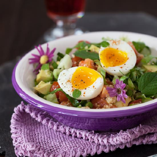 Romaine Salad with Couscous