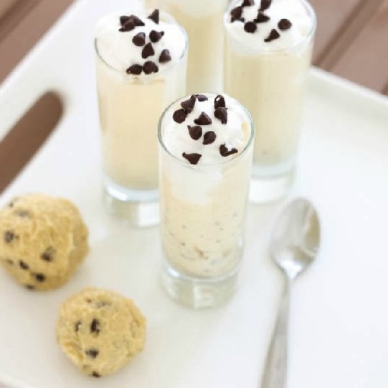 Cookie Dough Pudding Shots