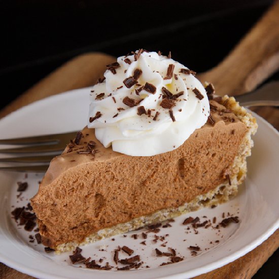 French Silk Pie w/ Pecan Crust