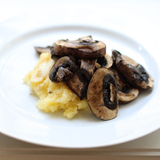 Easy Cheesy Oven Baked Polenta