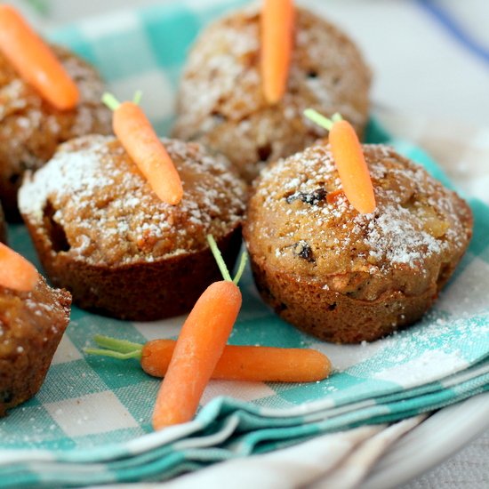 Easter Brunch Carrot Cake Muffins