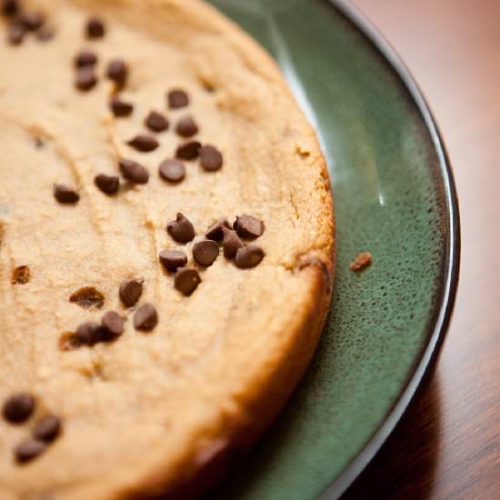 Healthy Huge Chocolate Chip Cookie