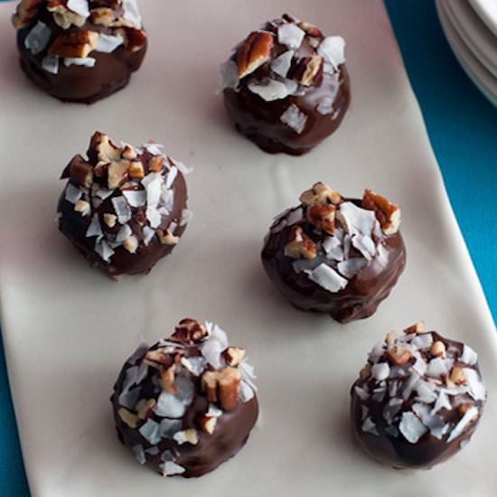 German Chocolate Cake Balls