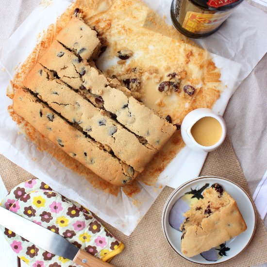 Brown Butter Buttermilk Fruity Cake