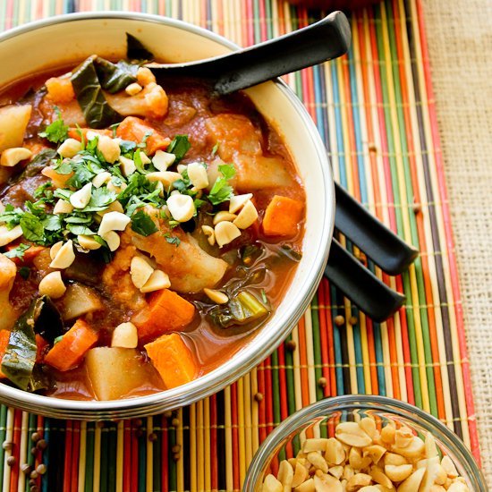 African Potato and Cauliflower Stew