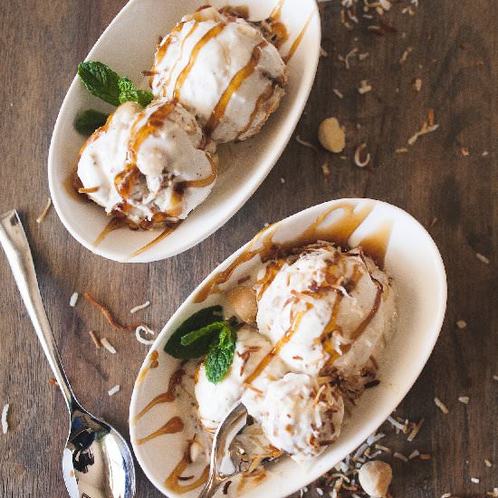 Coconut Macadamia Ice Cream