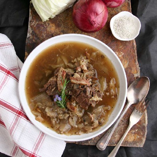 Bacon Cabbage Chuck Beef Stew