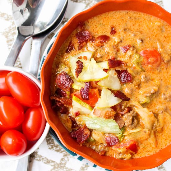 Cheeseburger Soup