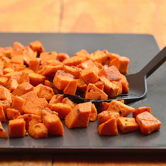 Roasted Spiced Sweet Potatoes