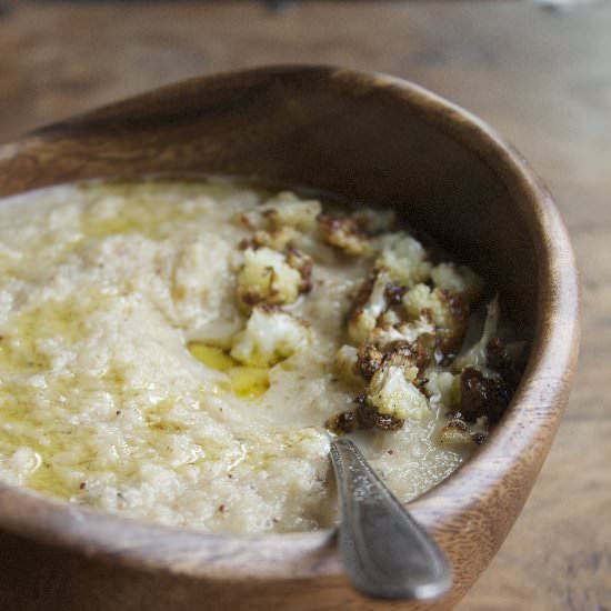 Roasted Cauliflower Soup