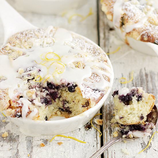 Blueberry Buttermilk Cakes