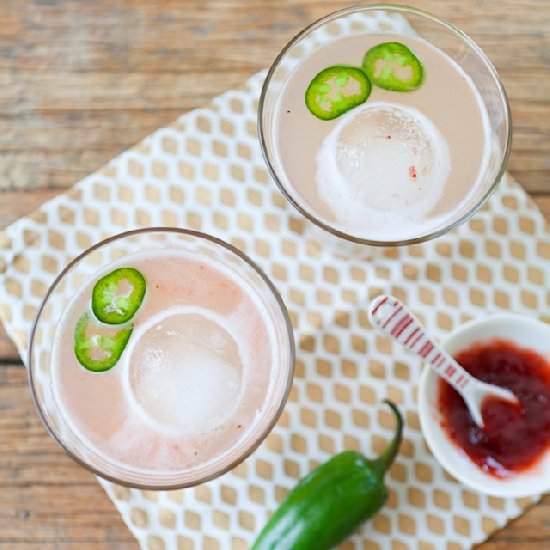 Spicy Strawberry Margaritas