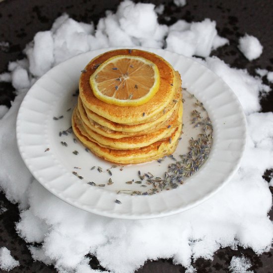 Lemon Lavender Pancakes