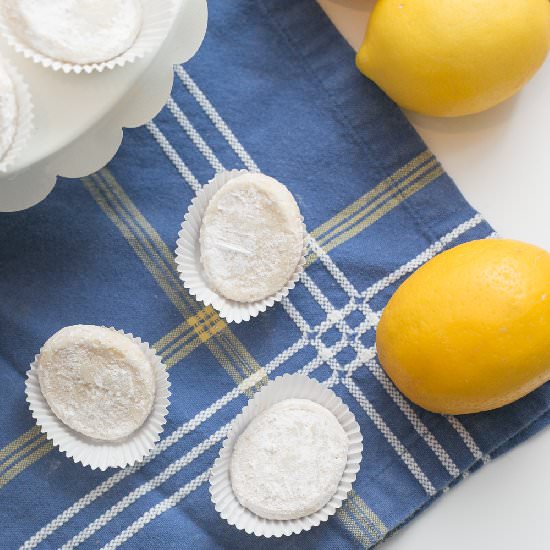 Meyer Lemon Meltaway Cookies