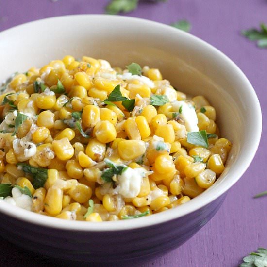 Garlic Butter Sauteed Corn