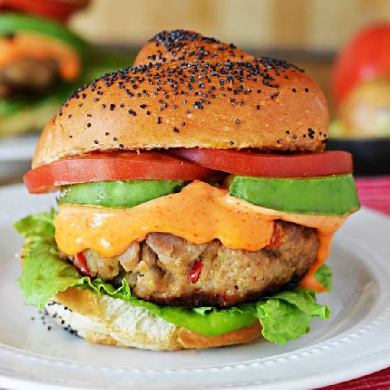 Spicy Tuna Roll Burger