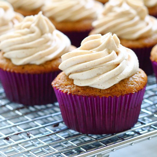 Brown Butter & Sugar Cupcakes