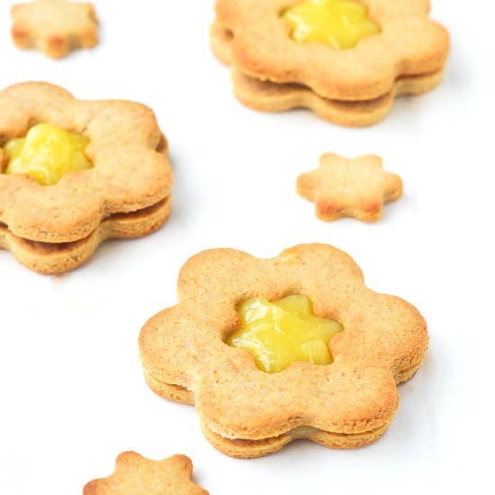 Lemon Curd Sandwich Cookies