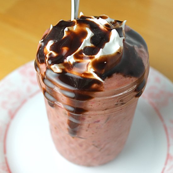 Raspberry Nutella Smoothie