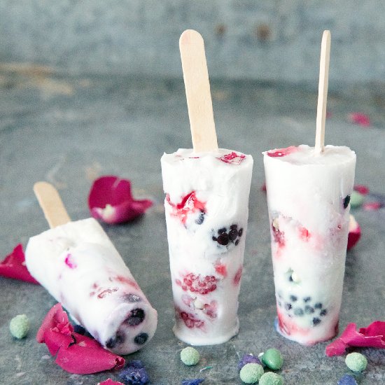 Real Petal & Coconut Milk Pops