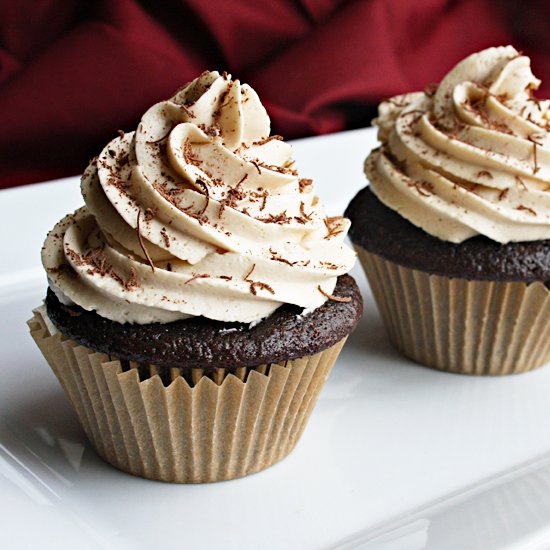 Hazelnut Mocha Cupcakes