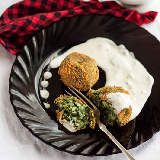 Arancini with Spinach