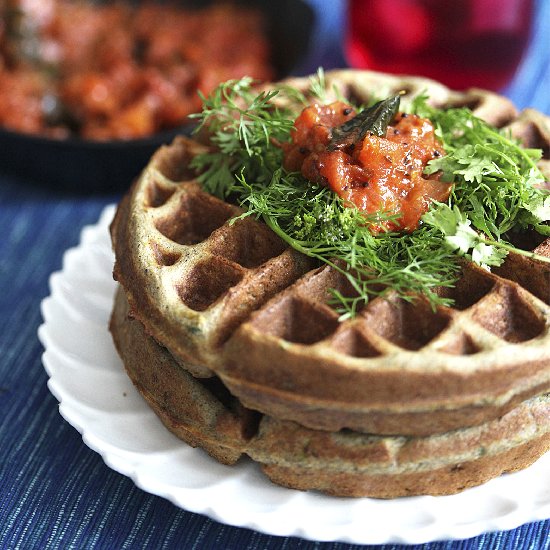 Gluten Free Millet Waffles