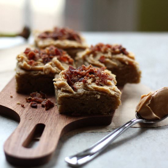 Blondies with Bacon