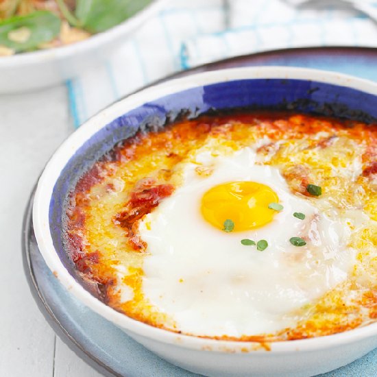 Baked Eggs in Pomodoro Sauce