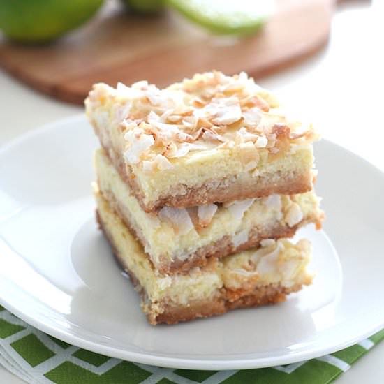 Key Lime Coconut Bars