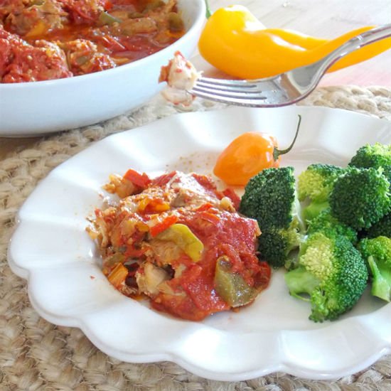 Slow Cooker Chicken Cacciatore