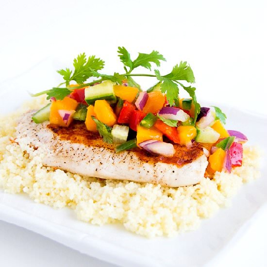 Grilled Tilapia with Mango Salsa