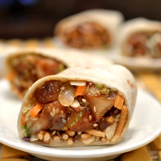 Sesame Chicken Wraps